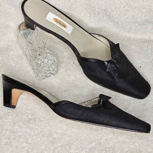 Talbots Silk Low Heel Mules 7½